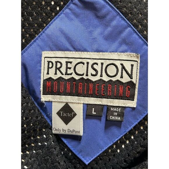Precision Mountaineering Ski/Snowboard Jacket Men's Large Blue and Black - Picture 3 of 6